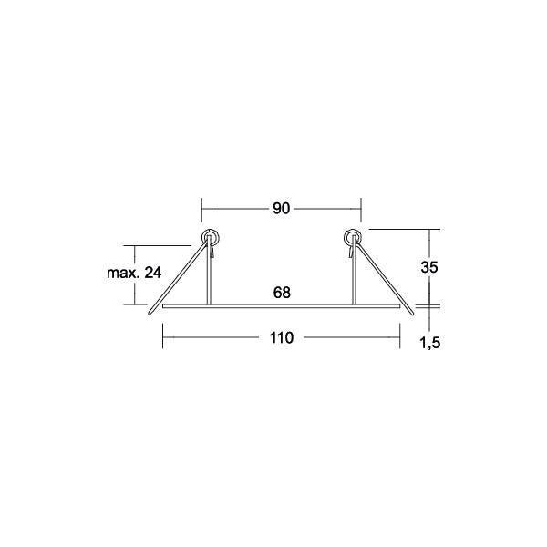 Brumberg Leuchten - Mechanisches Zubehör/Ersatzteile für Leuchten Reduzierring 81204280 eds/sw