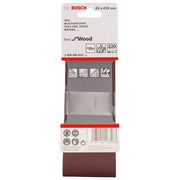 Bosch - Schleifpapier/Schleifvlies PRO X440 Schleifband, 65 x 2608606022 410 mm, G220, 3-tlg