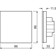 Ledvance - Lichtregelsystemkomponente Touchpanel TW LC RF TOUCH PANEL TW
