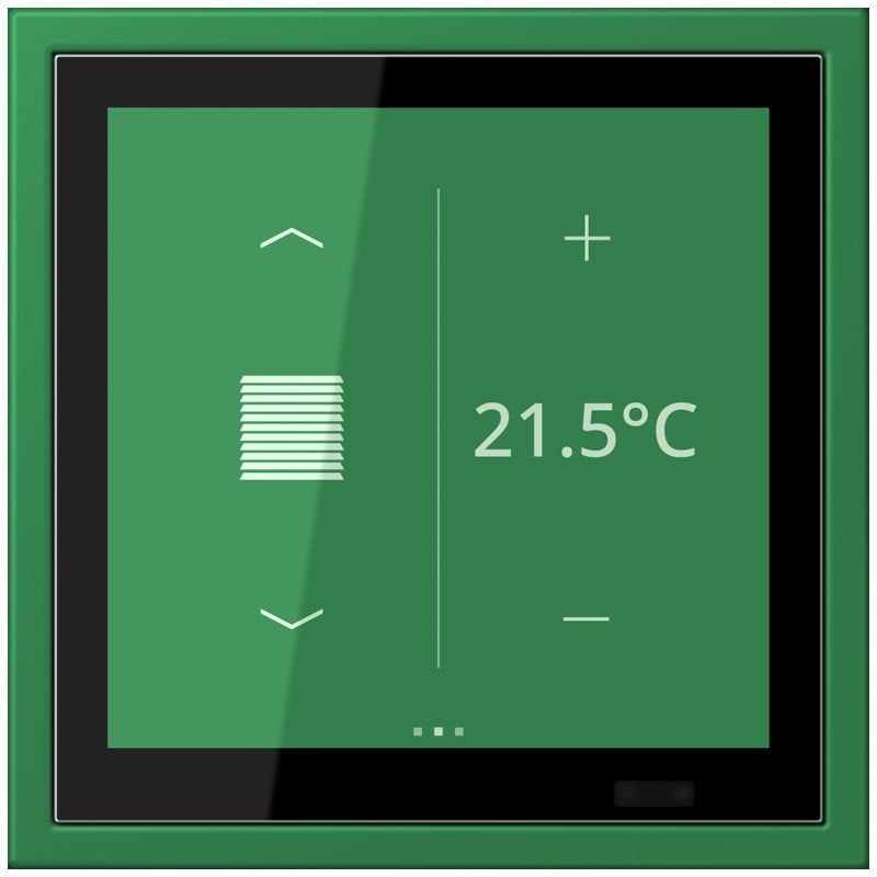 Jung - Bussystem-Mehrfach Bediengerät KNX Raumcontroller LCZ 459 BFD1S 219 vert fonce