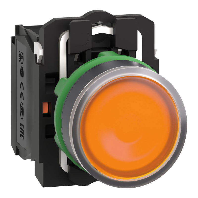 Schneider Electric - Drucktaster, Komplettgerät Leuchtdrucktaster ge-or XB5AW35M5 LED-Modul,230V,1S,1Ö