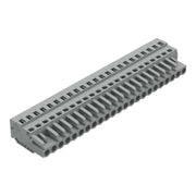 WAGO - Kabelsteckverbinder für Leiterplattensteckverbinder 1-Leiter-Federleiste 231-123/026-000 CAGECLAMP,2,5 mm²,gr − 10 Stück