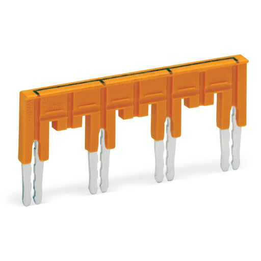 WAGO - Querverbinder/Brücker für Reihenklemme Brücker isoliert orange 282-437/011-000 isoliert,orange − 10 Stück