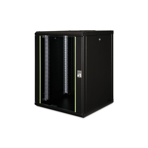 DIGITUS - Netzwerk-/Serverschrank Wandgehäuse Unique Serie DN-19 16U-6/6-SW 600x600mm (BxT)