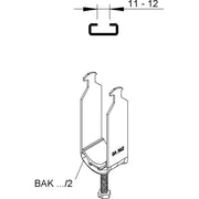 Niedax - Bügelschelle BAK 42/2 2x 38-42mm − 50 Stück