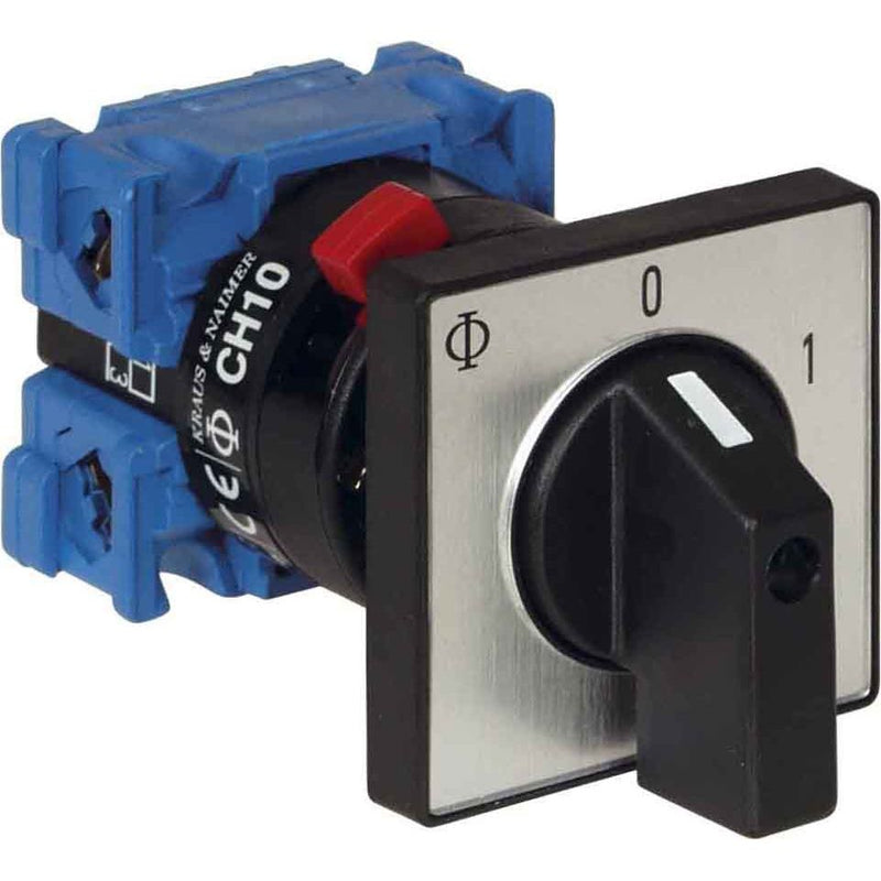 Kraus&Naimer - Lastschalter Ausschalter CH10 A201-600 EF 60°Schaltwinkel,2pol