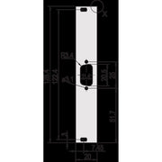 Schroff - Frontplatte (Schaltschrank) Teilfrontplatte 30118341
