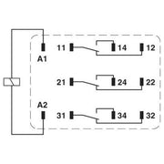 Phoenix Contact - Schaltrelais Einzelrelais REL-PR3-230AC/3X21