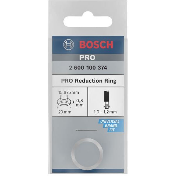 Bosch - Systemzubehör für Sägen (Akku/elektrisch/Druckluft) Reduzierring für PRO 2600100374 Kreissägeblatt 20 x
