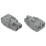 WAGO - Steckverbinder für steckbare Gebäudeinstallation Stecker 2-polig 770-252/060-000 Kod. B,grau − 100 Stück