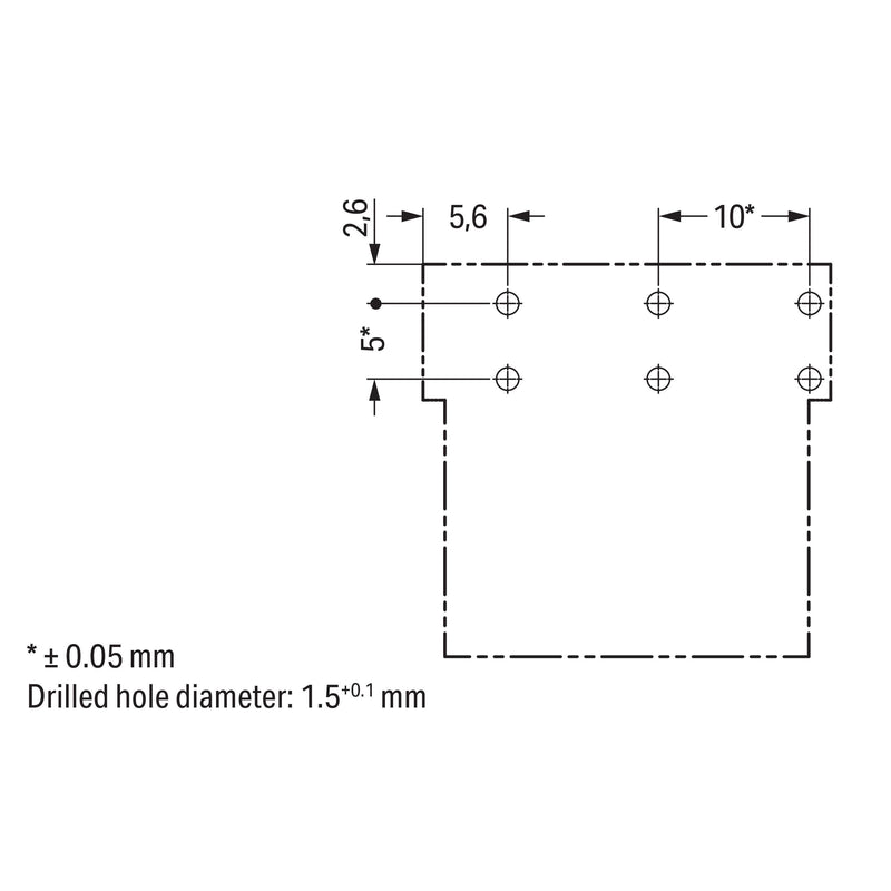 WAGO - Leiterplattensteckverbinder Stecker für Leiterplatten 770-873/011-000/073- 3-polig,hellgrün − 100 Stück