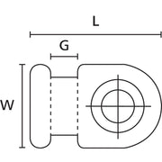 HellermannTyton - Befestigungssockel und -element für Kabelbinder Befestigungssockel MB2-N66-NA-C1 − 100 Stück