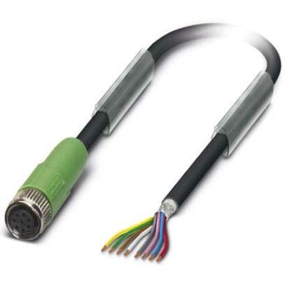 Phoenix Contact - Konfektioniertes Sensor-Aktor-Kabel Sensor-/Aktor-Kabel SAC-8P-5,0 #1404149 8-pol.RAL9005 5m