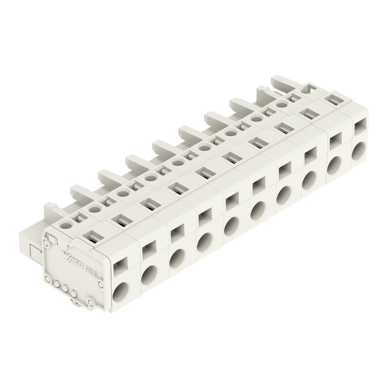 WAGO - Kabelsteckverbinder für Leiterplattensteckverbinder 1-Leiter-Federleiste 721-210/008-000 CAGECLAMP 2,5mm²,lgr − 25 Stück