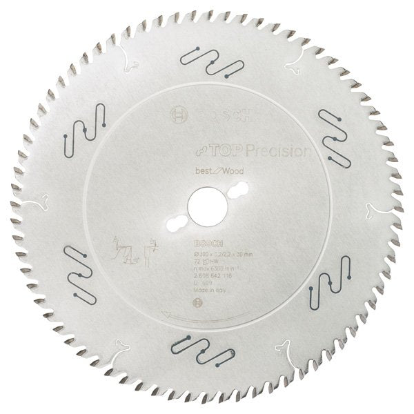 Bosch - Kreissägeblatt Top 2608642116 Precision Best for