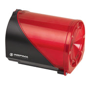Werma - Optisches/Akustisches Signalgerät LED-Blitz-Sirene 44410068 32 Töne 230V AC RD