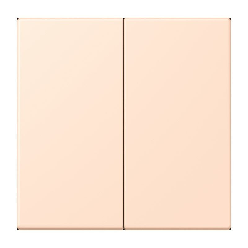 Jung - Abdeckung/Bedienelement für Installationsschalterprogramme Wippe 2fach LC 995 228 rose pale (32091)