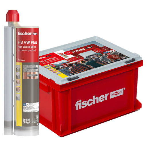 Fischer Deutschl - Mörtelpatrone für Verbundanker Hochleistungsmörtel FIS VW Plus360SHWKgr 20x360ml