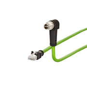 Metz Connect - Patchkabel Kupfer Industrie IndustrialEthernet Leitung 142M2X5B020 X-kodiert, 2m, RJ45