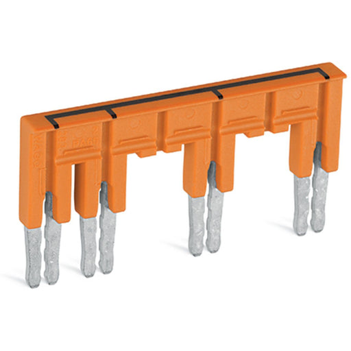 WAGO - Querverbinder/Brücker für Reihenklemme Brücker isoliert orange 282-436/301-000 isoliert,orange − 10 Stück