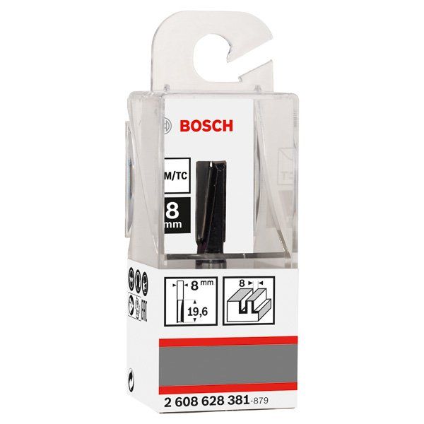 Bosch - Fräser PRO Nutfräser, 2608628381 zweischneidig 8 x L