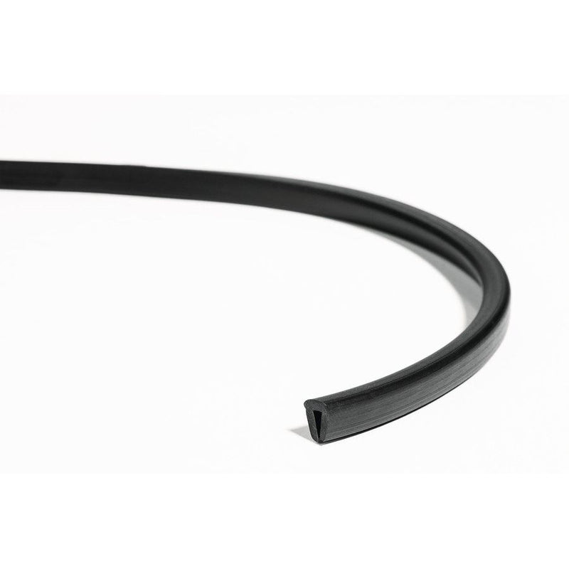 HellermannTyton - Kabelschutz für Installationskanal Kantenschutz SM1-PVC-BK-75M − 75 Meter