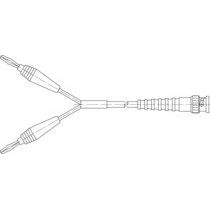Telegärtner - Konfektioniertes Koaxkabel HF-Kabel 100009738 0,5m 1xBNC-S.2xBanan