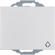 Berker - Steckdose SCHUKO-Steckdose alu 47477103 Deckel/Beschriftung