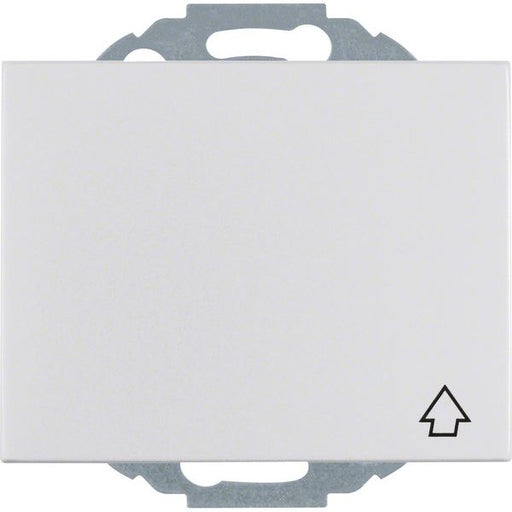 Berker - Steckdose SCHUKO-Steckdose alu 47477103 Deckel/Beschriftung