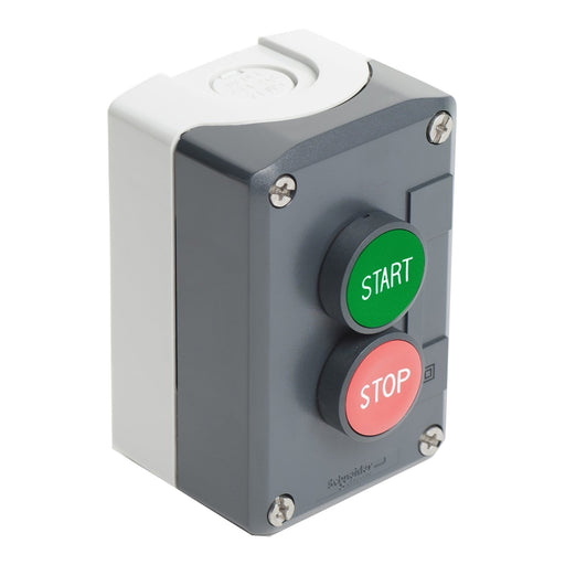 Schneider Electric - Befehls- und Meldegeräte-Kombination im Gehäuse Gehäuse m.2 Taster XALD215 1S1Ö (Start) (Stop)