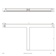 EVN Lichttechnik - Decken-/Wandleuchte LED-Anbauleuchte 24V SLVST02 3000K, T-Stück