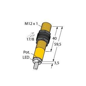 Turck - Kapazitiver Näherungsschalter Sensor BC3-S12-RP6X/S90/3GD kapazitiv