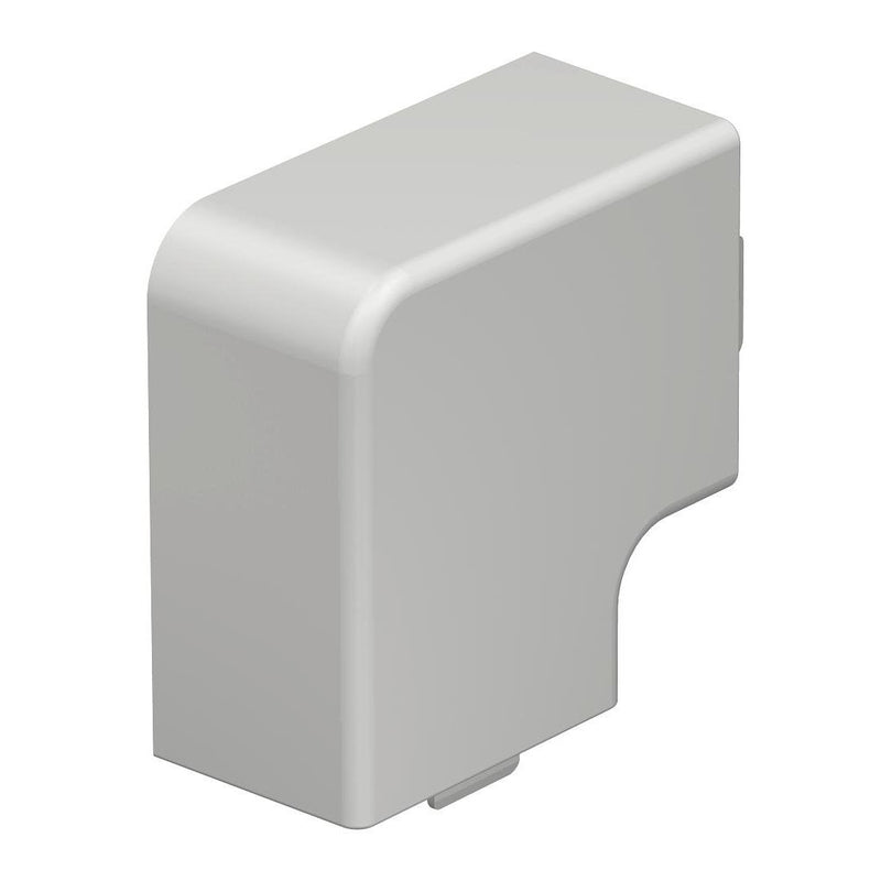 OBO Bettermann - Flachwinkel für Leitungführungskanal Flachwinkelhaube WDK HF30045RW 30x45mm rws − 4 Stück