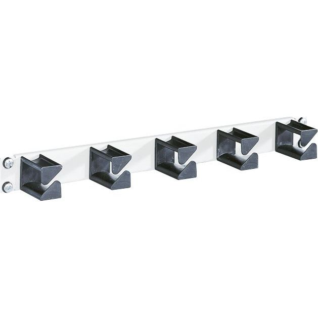 Schäfer IT - Kabelführung für Gehäuse/Schränke 482,6mm (19")-Rangierpanel B7970050 RAL9005,1HE,5Kst.Büg