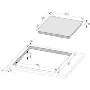 Amica - Kochfeld EB-Autark-Kochfeld KMC 13282 E Glaskeramik,60cm