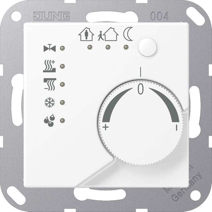 Jung - Bussystem-Raumtemperaturregler KNX-Stetigregler A 2178 TS WWM schneeweiß matt