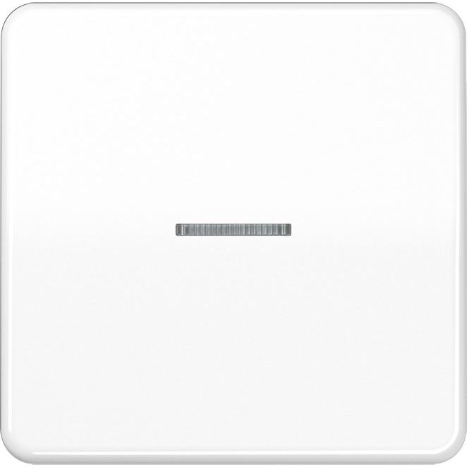 Jung - Abdeckung/Bedienelement für Installationsschalterprogramme Wippe CD 101 KO5 WW f.Taster KO