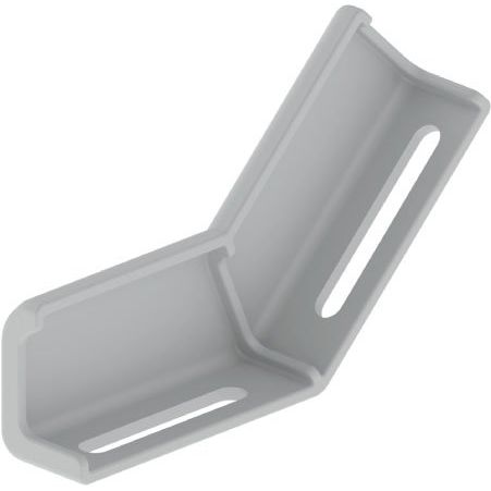 Unex - Verbinder für Kabeltragsystem Winkelverbinder steigend 66843-48 gr 60 U48X RAL7038 − 12 Stück by Unex
