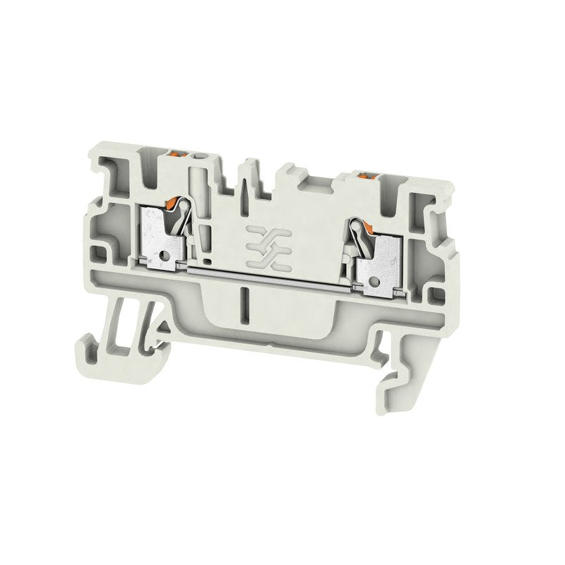 Weidmüller - Durchgangs-Reihenklemme Klemme A2C 1.5 LTGY PUSH IN, 1.5 mm² − 100 Stück