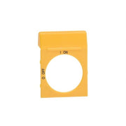 ABB Stotz S&J - Zubehör/Ersatzteile für Niederspannungs-Schalttechnik Blanco-Schild OPY2 gelb f. OH2_ Griffe
