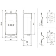 DEHN - Blitzstrom-Messsystem Blitzzähler DLSC 100