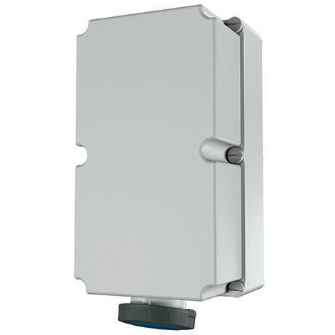 Mennekes - CEE-Steckdose abschaltbar, abgesichert (IEC 60309) Wanddose PKS 7027 125A,4p,9h,230V,IP67