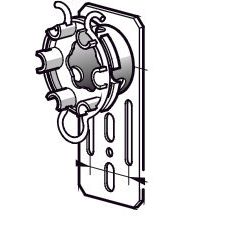 Somfy - Zubehör/Ersatzteile für Tor-/Rollladenantriebe LT-Antriebslager 9707116 gekröpft mit − 1 Stück