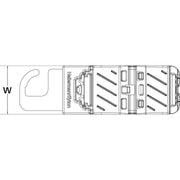 HellermannTyton - Befestigungsschelle für Kabel/Rohre Ratchet P-Clamp C-Serie 151-03057(160) 19,4 mm bis 36,0 mm − 160 Stück