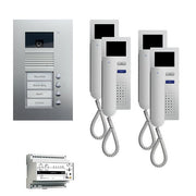 TCS Tür Control - Türsprech-Set Videosprechanlgenset color PVU1640-0010 4Tasten +Türtelefon