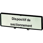 Eaton - Zubehör/Ersatzteile für Niederspannungs-Schalttechnik Träger mit Schild ZFSNT63-P3 T5 T5B P3 88x27mm