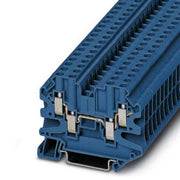 Phoenix Contact - Durchgangs-Reihenklemme Vierleiter-Universalklemme UT 4-QUATTRO HV BU − 50 Stück