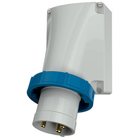 Mennekes - CEE-Gerätestecker (IEC 60309) Wandstecker 1107 63A,3p,6h,230V,IP67