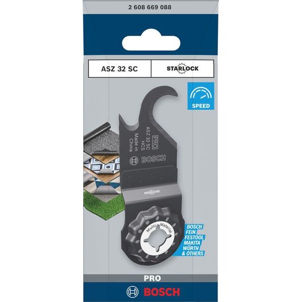 Bosch - Blatt für Oszillierer PRO ASZ 32 SC Blatt für 2608669088 Multifunktionswerkze