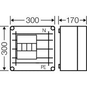 Hensel - Überspannungsableiter für Energietechnik/Stromversorgung Überspannungsschutzgehäuse Mi SP 2276